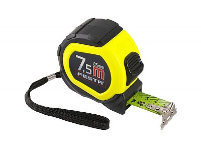 Zvinovací meter FESTA pogumovaný, 7,5-meter