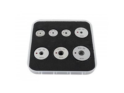 Medzní závitový krúžok zmätkový - sada M3-M12-6g, DIN 13