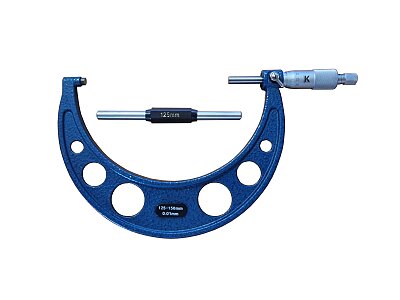 Mikrometer strmeňový 100-125mm ČSN 25 1420, DIN 863