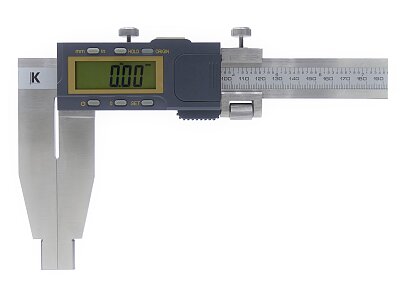 Posuvné meradlo digitálne 600mm (ABS), s výstupom dát, PROFESIONAL, IP54, DIN 862