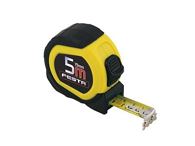 Zvinovací meter FESTA pogumovaný, 5-meter