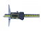 Hĺbkomer digitálny 0-150mm s ihlou DIN862, výstup dát, ABS, PROFESIONAL , IP54 - 0-150mm