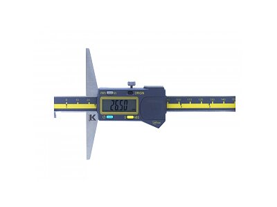 Hĺbkomer digitálny 0-150mm s nosom DIN862, monolit, výstup dát,ABS, PROFESIONAL , IP54