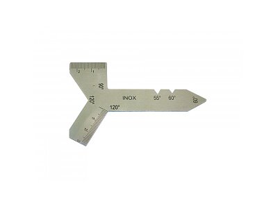 Šablóna pre brúsenie a šrobovité  vrtáky 55° a 60°