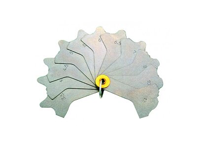 Šablóna na meranie švov zvarov