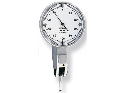 Odchýlkomer číselníkový páčkový DIN 2270 - horizontálny