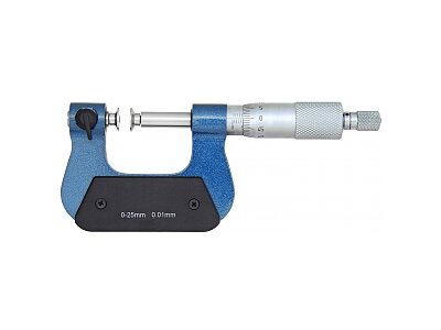 Mikrometer univerzálny 0-25mm 0,01 s vymeniteľnými dotykmi