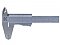 Posuvné meradlo 160/0,02mm+inch s hĺbkomerom a vnútorným meraním, aretácia tlačidlom, ČSN 25 1238, DIN 862 - 160/40