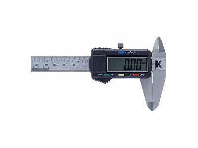 Posuvné meradlo digitálne 150mm,  DIN 862,  PRE ĽAVÁKOV